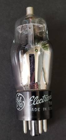 GE 6Q7G Dual Diodes + Triode Vacuum Tube/Radio Tube 1