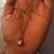 14k Yellow Gold Necklace with Natural Akoya Pearl   Excellent Conditio 2 thumbnail
