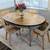 Brand New: Natural Rattan & Mahogany Wood Dining Chairs x4 2 thumbnail