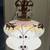 Beautiful Mid- Century Modern glass hanging lamp 3 thumbnail