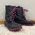 Retro Coach ladies Black All Leather Lace Up Libby Duck Boots 9.5 B 1 thumbnail