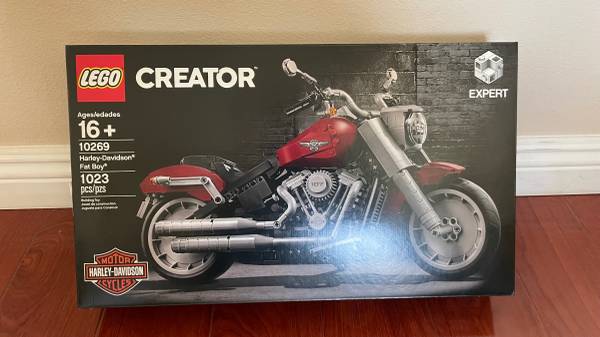 Lego 10269 Creator Expert Harley-Davidson Fat Boy- New, Sealed- Box as 1