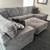 Modern Modular Gray Sectional with Deep Seats and Ottoman 5 thumbnail