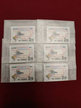 Peter Forsberg Swedish stamps 1