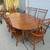 Vintage Windsor Style Oak Dining Table 1 thumbnail