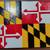 Wooden Maryland Flag 1 thumbnail