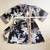 ROBE Intimates Black Ivory Floral Women's L/XL Morgan Taylor 2-pockets 2 thumbnail