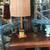 Bamboo Lamp with Maria Kipp Shade 3 thumbnail