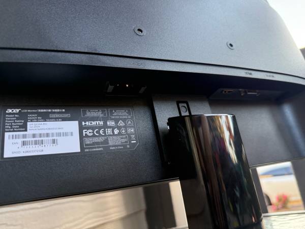 Monitor Acer KA242Y de 23,8″ 100 Hz - $55 (Campbell)63471197275139123
