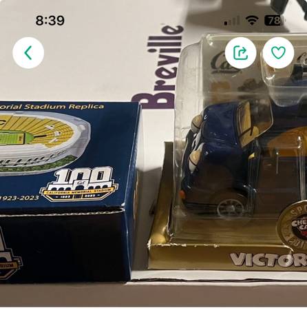 Cal 100th Stadium & Special Ed Cal Victor E Van Chevron Car 1