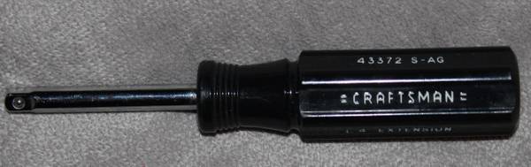 Craftsman 6" Spinner Handle Socket Nut Driver for 1/4" 1