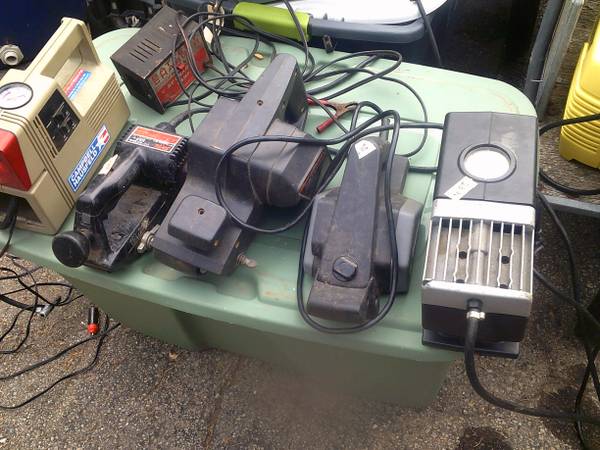 belt sander.planner.air compressor,charger 1