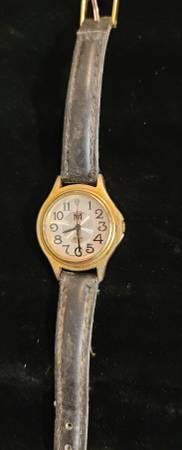 Ladies Gold Tone Bezel With Gold Tone M.Z. Berger Quartz Watch 1