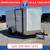 2025 Interstate 6 X 10 Patriot VNose Enclosed Cargo Trailer White 1 thumbnail