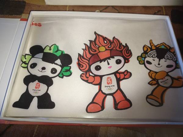 2008 Beijing Olympic mascot silk scarf NIB $30obo - $30 (Palm Springs)62969131391361121