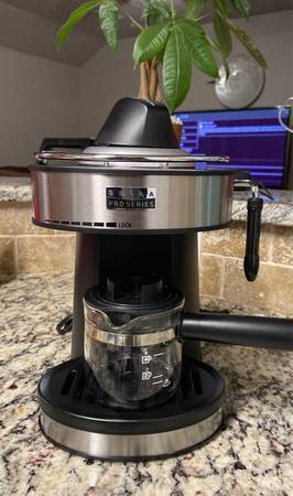 Bella Pro Series Steam 4 Cup Espresso Machine MD-2018 Stainless Steel 1