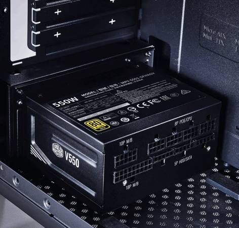 Cooler Master 650-Watts 80-Plus Gold Full Modular SFX Power Supply 1
