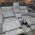 Like New- Ashley Power Reclining Gray Fabric Loveseat with Console 2 thumbnail