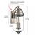 Outdoor Wall Lantern 2-Light Exterior Light Fixture  Wall Mount 2 thumbnail