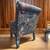 Vintage postmodern art deco hollywood  retro club chairs armchairs 3 thumbnail