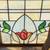 ⭐️⭐️LEADED GLASS ANTIQUE TULIP ROSE MOTIF 2 thumbnail
