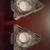 2 Avon Clear Glass Christmas Tree Candle Holders - each 11 thumbnail