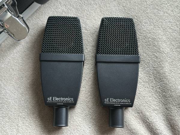 Micrófonos condensadores de diafragma grande sE4100, par estéreo emparejado, para estudio de grabación - $460 (Wasilla / Anchorage)63470285251971124