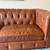 Leather Chesterfield Sofa 87” By Birch Lane In Chestnut Tufted 3 thumbnail