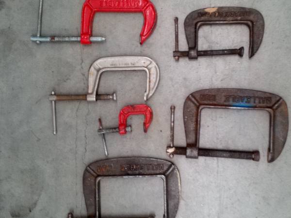 C clamps handful $10 1