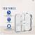 Utilitech 20-in 3-Speed Indoor White Box Fan 3 thumbnail