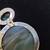 Green Agate, Emerald and Quartz Gemstones in Silver Collar Necklace 5 thumbnail