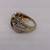 Lady's 14K Yellow Gold Diamond Fashion Ring 33 Diamonds 2 thumbnail