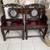 Two Chinese Black Wood ( 红木 Hong Mu) Chairs with Marble Center 6 thumbnail