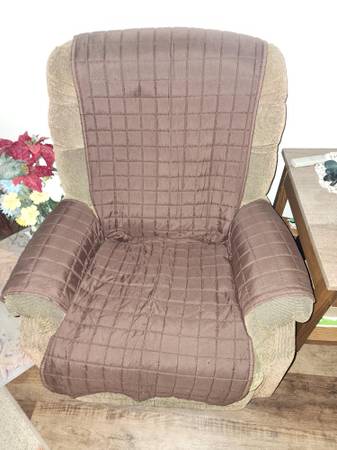 Palmetto Cloth Recliners (two)  FREE 1