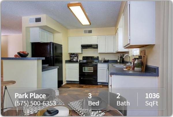 $1,425 / 3br - 1036ft2 - Días Brillantes, Noches Acogedoras: ¡Tu Base Perfecta en Casa! (Las Cruces - Cerca de NMSU)64047885811075121