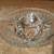 VINTAGE CLEAR GLASS FOOTED BOWL HOBSTAR PATTERN 6.75" 1 thumbnail