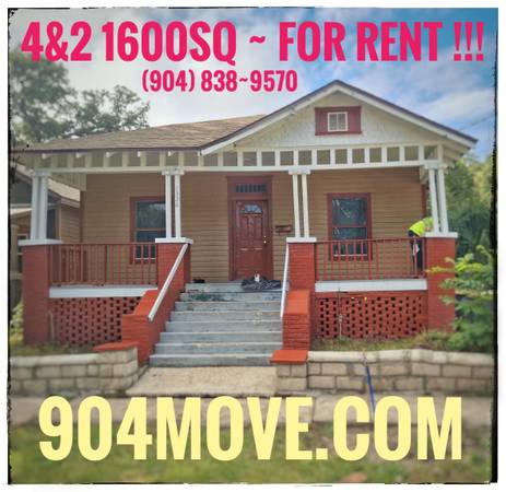 Big 4 bedroom north west Jax 1