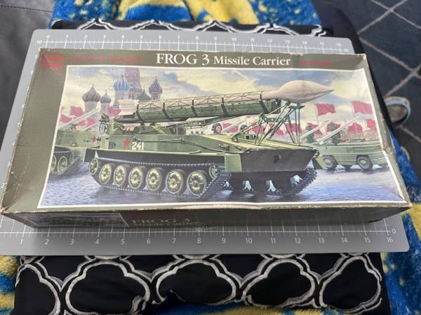 Vintage Glencoe Models 1/32 Scale Frog 3 Missile Carrier Model Tank Ki 1