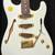 Warmoth Stratocaster Semi-Hollow Van Zandt Blues PU Pearl White wHSC 14 thumbnail
