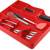 HOUMESO RED Silverware Organizer for Kitchen Drawer 1 thumbnail