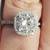 18k White Gold Halo Engagement Ring .31 TCW - discontinued 6 thumbnail