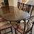 Vintage Mahogany Wood Dining Table with Chairs 2 thumbnail