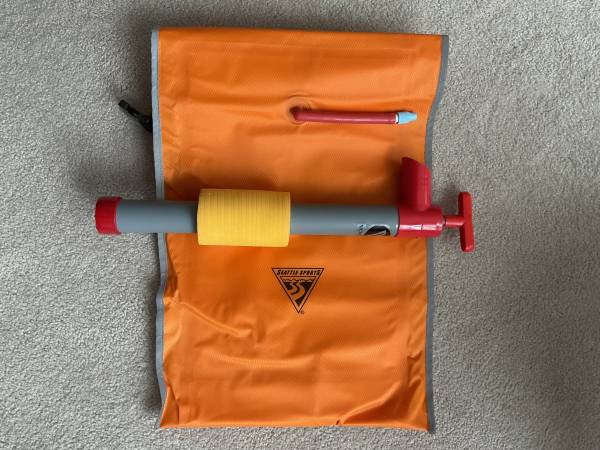Kayak Bilge Pump and Paddle Float Bag 1