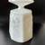 50s Milk Glass Grapes + Cherries Napco 1186 Footed Vase/Planter 5 thumbnail