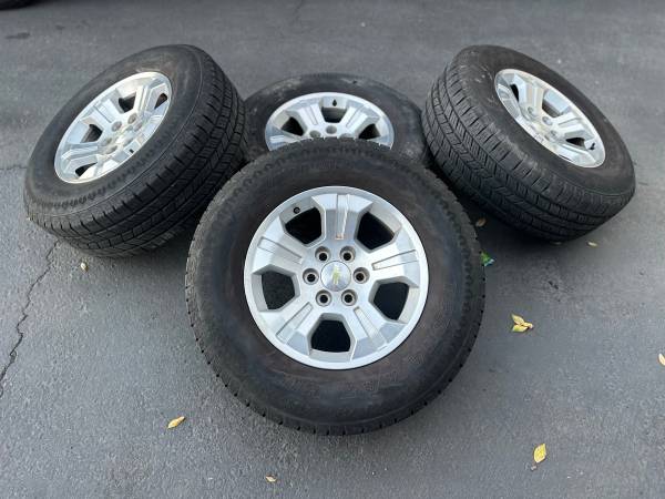 18” RIMS TIRES Chevrolet Silverado Tahoe WHEELS GMC Sierra 1500 Yukon 1