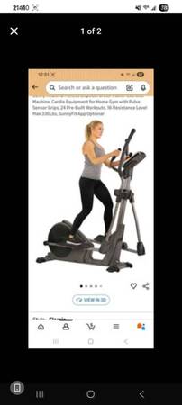 Treadmill and elliptical workout equipment 1