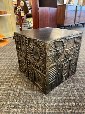 1970 Adrian Pearsall brutalist cube 1