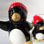 Vintage Penguins Christmas Decor Ornament 5 thumbnail