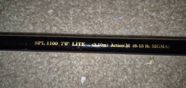 Caña de pesca Vintage Shakespeare Ugly Stik 7'0" SPL 1100 de dos piezas LITE - $35 (DAYTON OH)63470293821569122