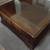 Hammary Cheery Coffee table/drawer/polished glass 40x40x16 3 thumbnail